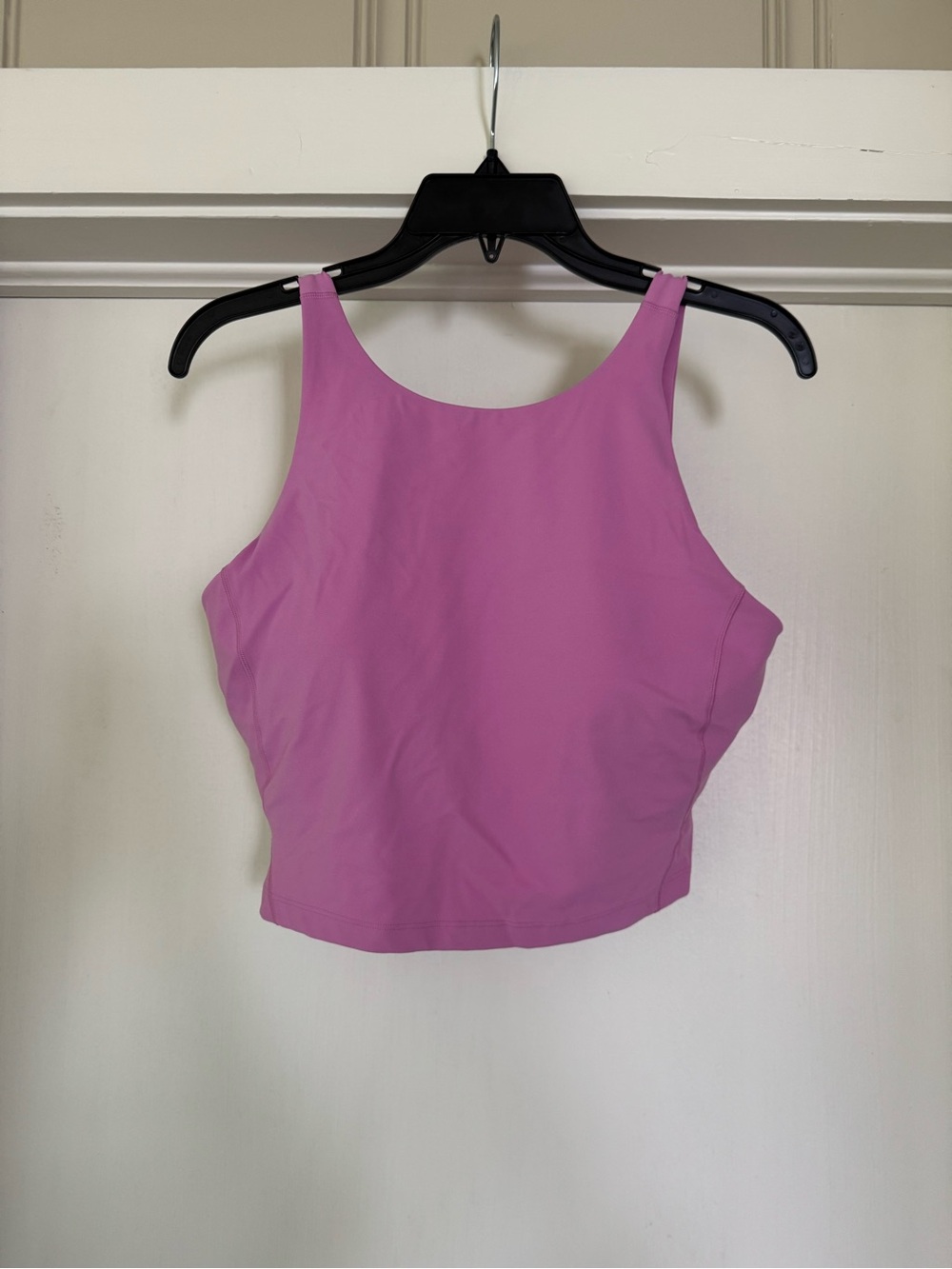 Lululemon Sz 12 high scoop neck longline sports bra/cropped top